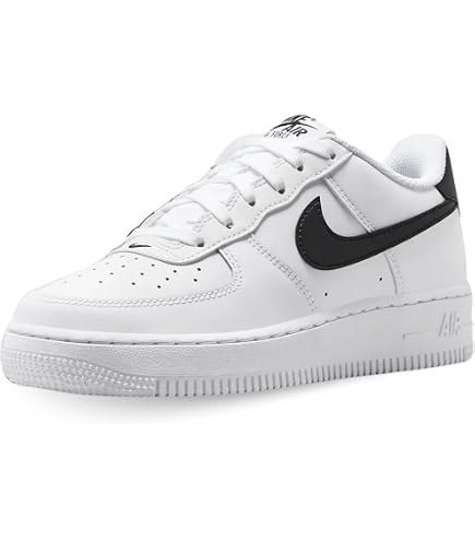 Amazon.com | Nike Air Force 1 Big Kids' Shoes (FV5948-101, White
